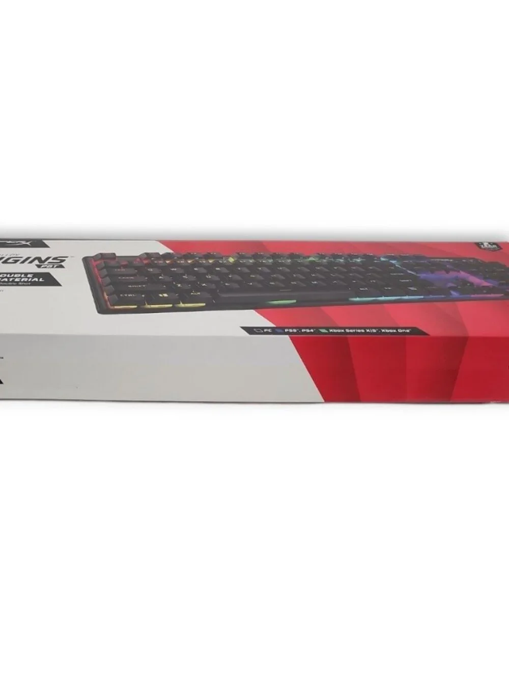 Open Box HyperX Alloy Origins Mechanical Gaming Keyboard RGB Red Linear Switches